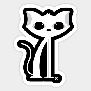 Blanco Cat Sticker